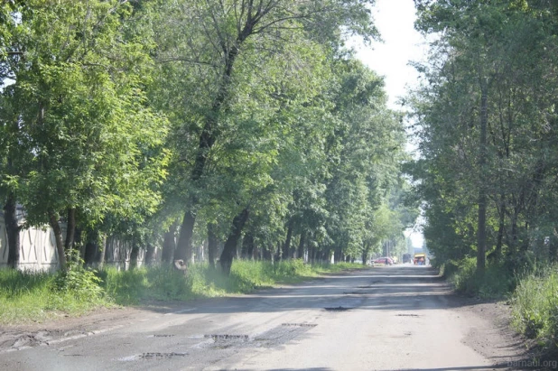 Ремонт дорог в Барнауле. 3 июня 2015 года.