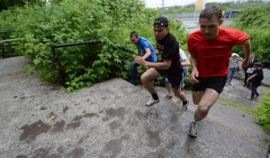 В Барнауле прошел молодежный забег "Марш Победы".