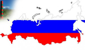 Карта России с Крымом.