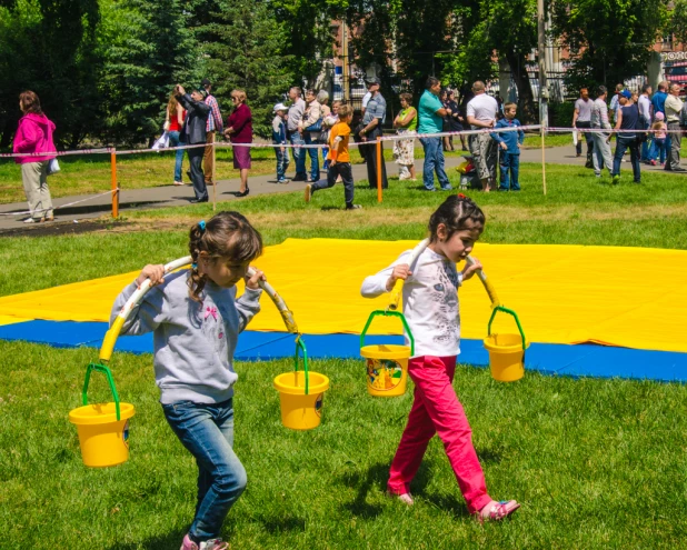 Сабантуй в Барнауле. 13 июня 2015 года.