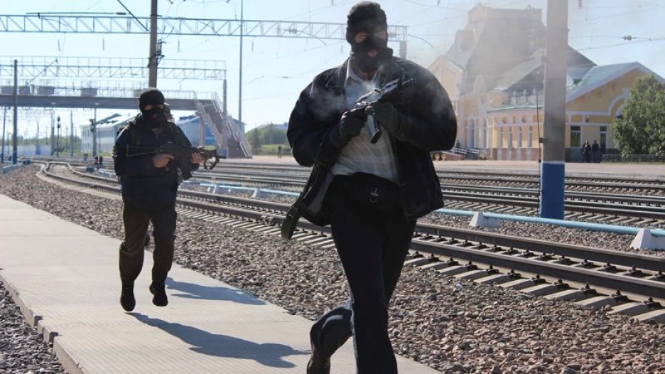 Антитеррористические учения в Алтайском крае.