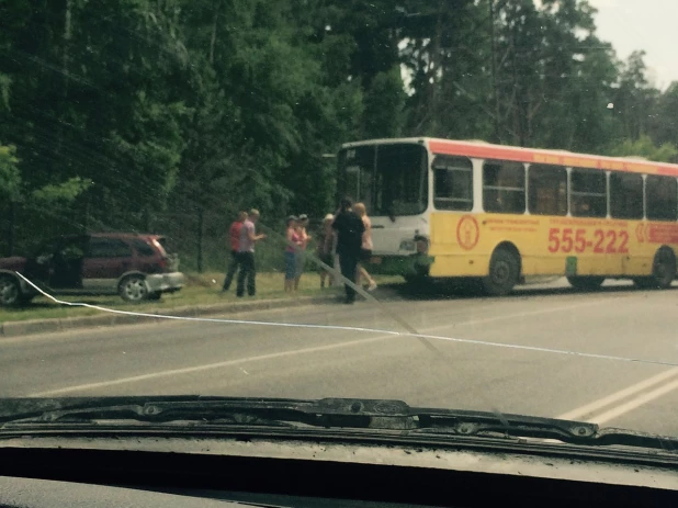 ДТП на Змеиногорском тракте 20 июня 2015 года.