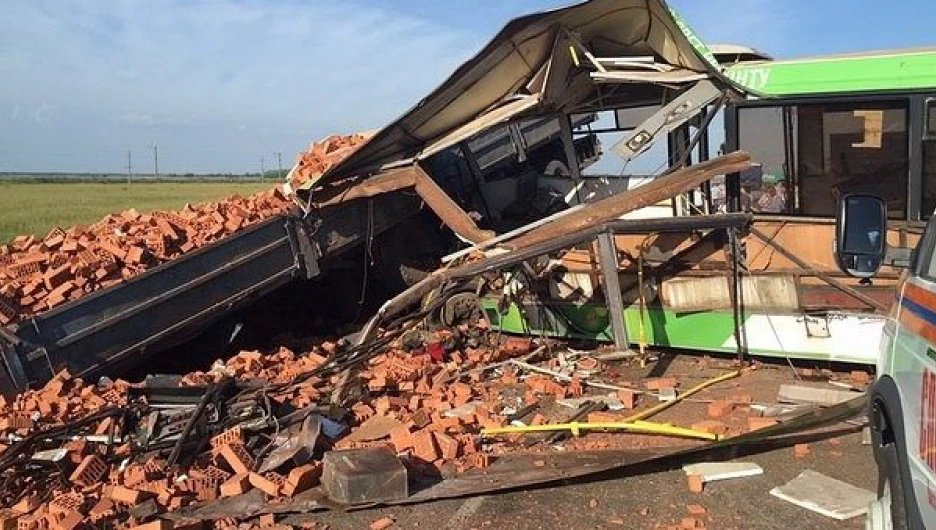 Авария в Омской области 24 июня 2015 года.