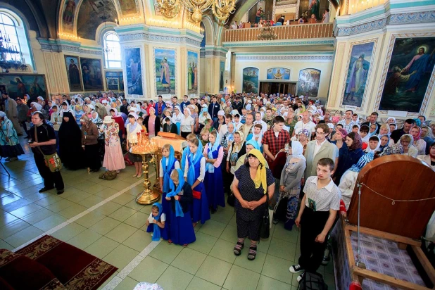 Крестный ход в Барнауле. 28 июня 2015 года.