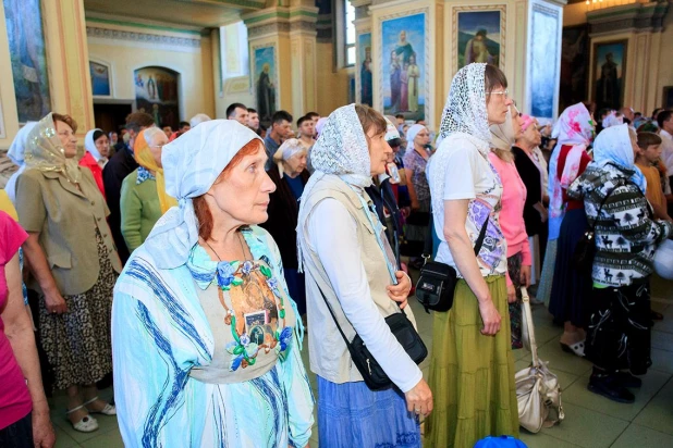 Крестный ход в Барнауле. 28 июня 2015 года.