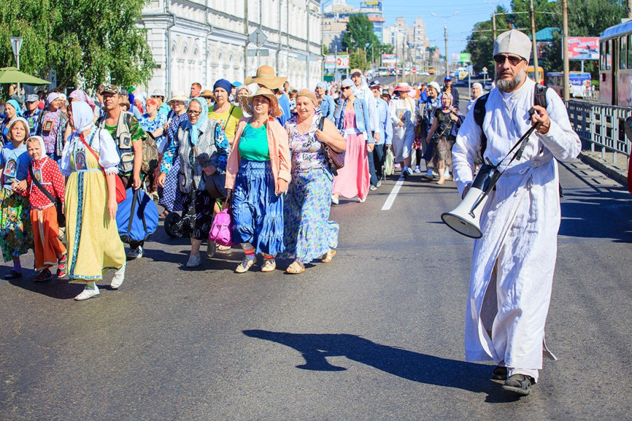 Крестный ход в Барнауле. 28 июня 2015 года.