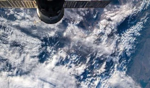 Вид на алтайские горы из космоса.