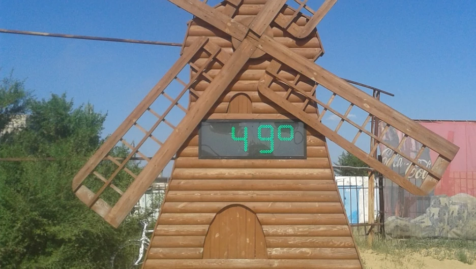 Аномальная жара в Яровом.