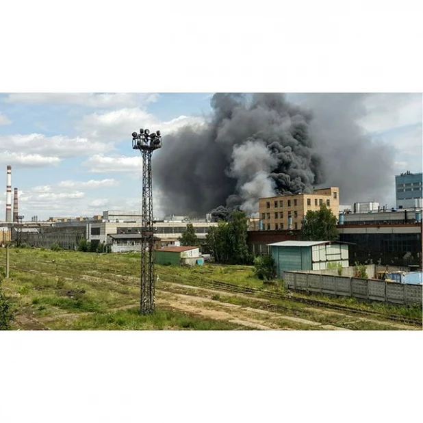 В Москве на территории ЗИЛа произошел крупный пожар.