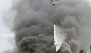 В Москве на территории ЗИЛа произошел крупный пожар.