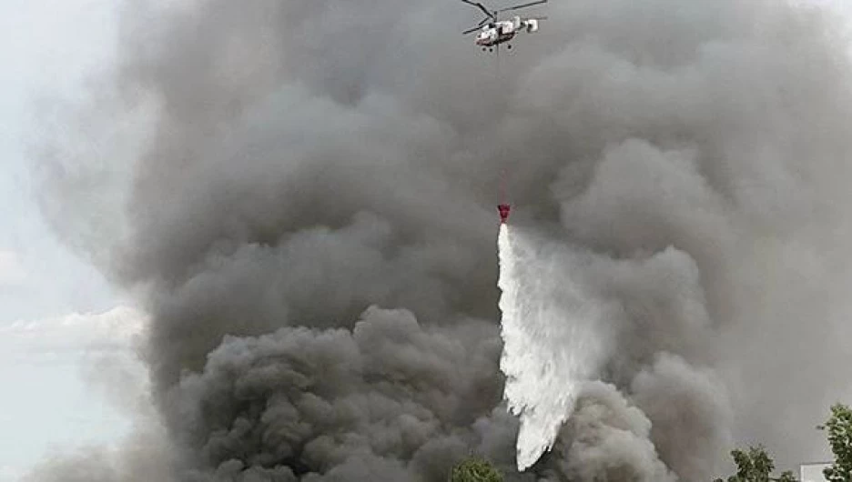 В Москве на территории ЗИЛа произошел крупный пожар.