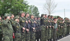 Студенты военной кафедры АлтГТУ приняли присягу.