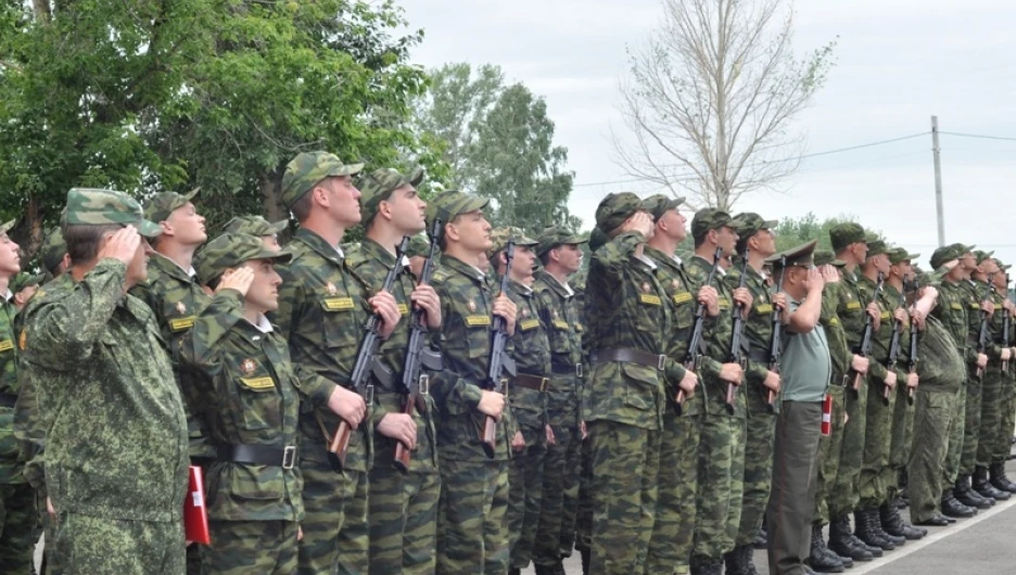 Студенты военной кафедры АлтГТУ приняли присягу.