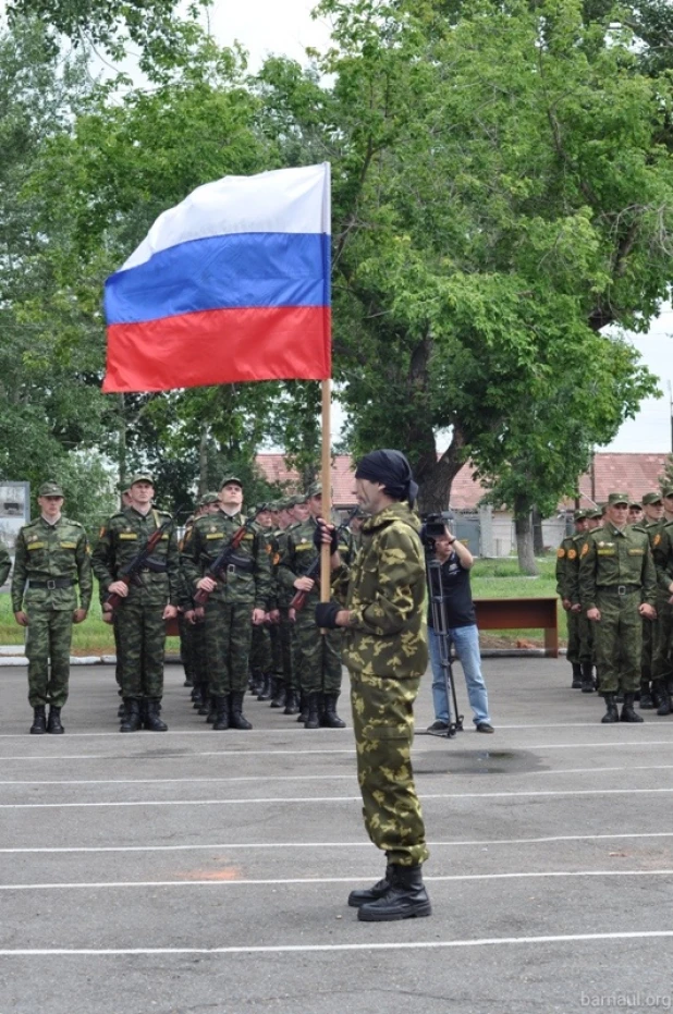 Студенты военной кафедры АлтГТУ приняли присягу.