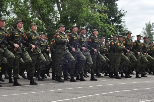 Студенты военной кафедры АлтГТУ приняли присягу.