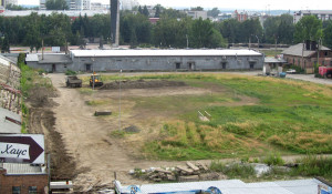 Первым в комплексе на "Локомотиве" начнут строить 16-этажную высотку. Она вынесена за пределы стадиона.