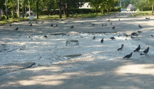 В Барнауле пропал фонтан.