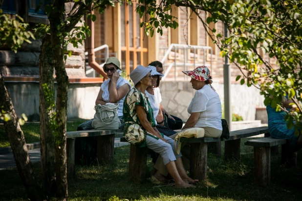 Жаркие Шукшинские чтения. Сростки, 25 июля 2015 года.