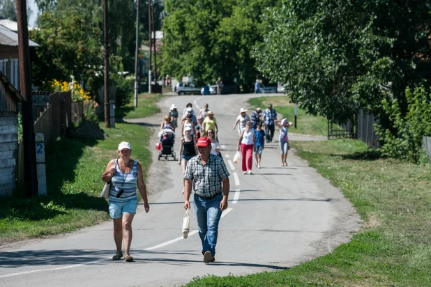 Жаркие Шукшинские чтения. Сростки, 25 июля 2015 года.