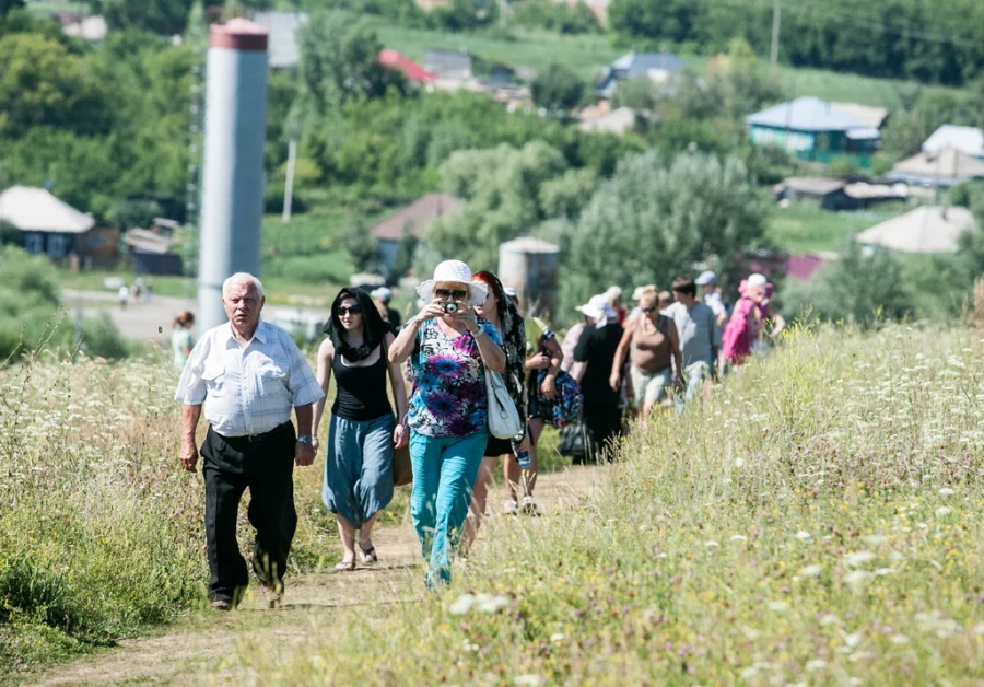 Жаркие Шукшинские чтения. Сростки, 25 июля 2015 года.