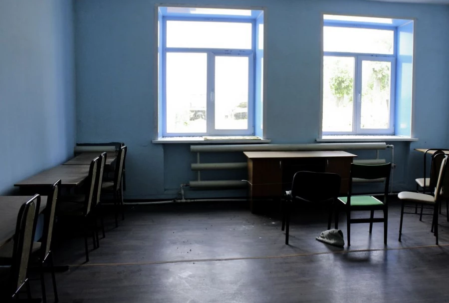 Класс, где проходит работа кружка кинологов.