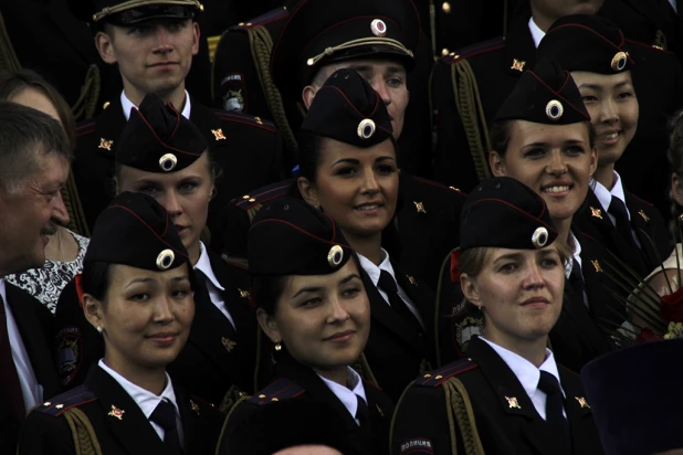 Тожественный выпускной курсантов БЮИ. 30 июля 2015 года.