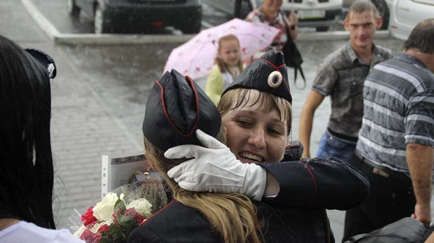 Тожественный выпускной курсантов БЮИ. 30 июля 2015 года.