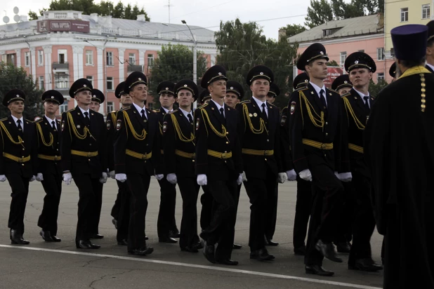 Тожественный выпускной курсантов БЮИ. 30 июля 2015 года.