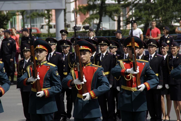 Тожественный выпускной курсантов БЮИ. 30 июля 2015 года.