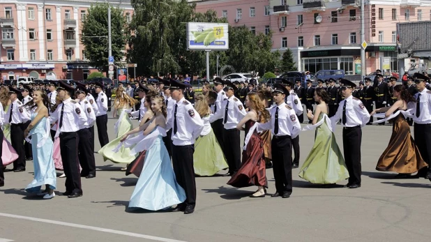 Тожественный выпускной курсантов БЮИ. 30 июля 2015 года.