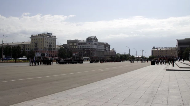 Тожественный выпускной курсантов БЮИ. 30 июля 2015 года.