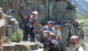 Турецкие туристы на Алтае.