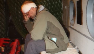 Эвакуация туриста из Перми, пострадавшего в горах.