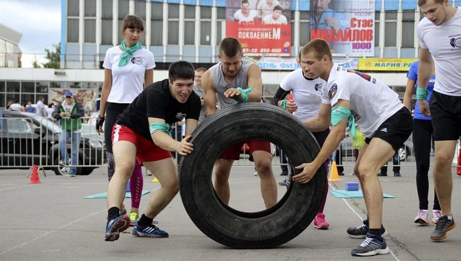 Соревнования по кроссфиту. Барнаул, 8 августа 2015 года.