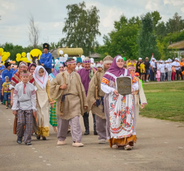 Празднование юбилея Усть-Калманского района.