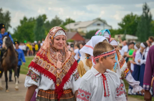 Празднование юбилея Усть-Калманского района.