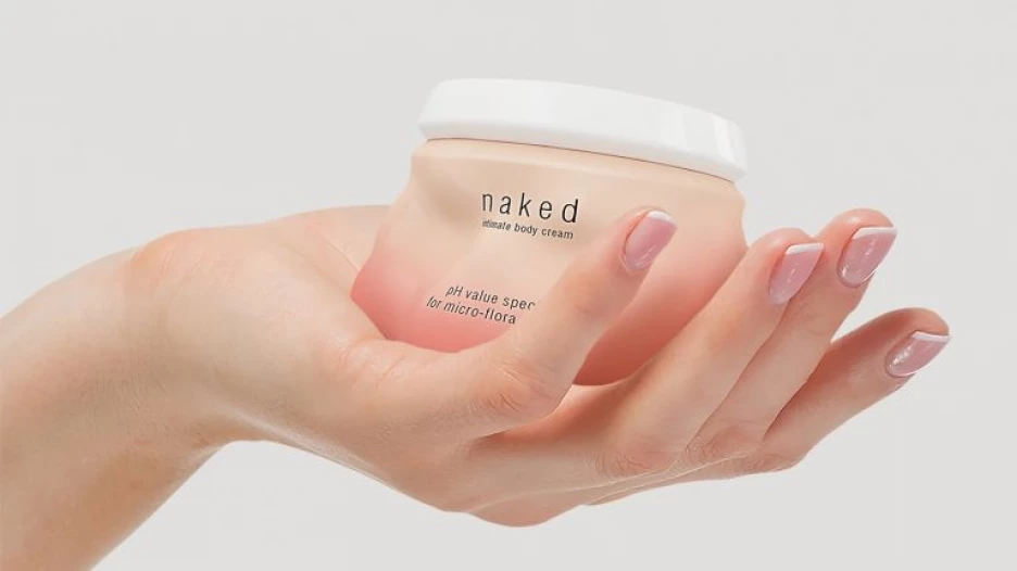 Концепт упаковки средств для интимной гигиены "Naked".
