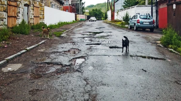 Барнаул после дождя.