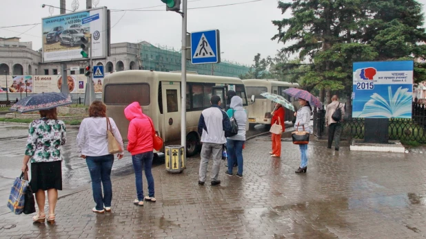 Барнаул после дождя.