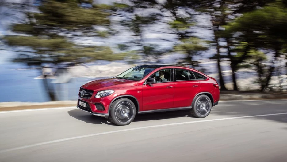 Презентация нового внедорожника  "Мерседес-Бенц" GLE купе.