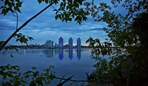 Обь у Барнаула.