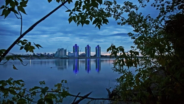 Обь у Барнаула.