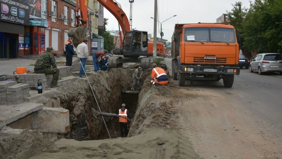 Ремонт пр. Калинина и ул.Маяковского.