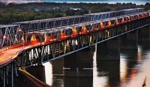 Старый мост в Барнауле.