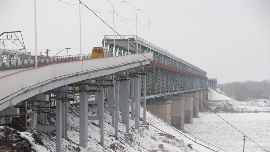 Старый мост в Барнауле.