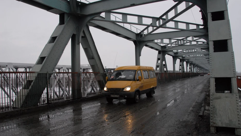 Старый мост в Барнауле.