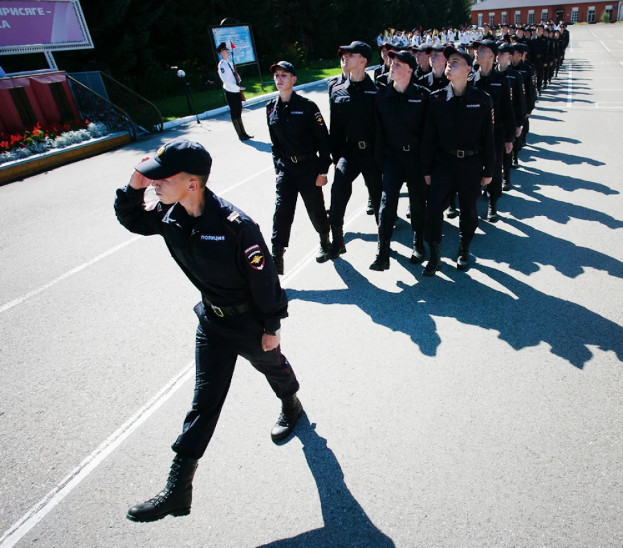 День знаний в БЮИ. Барнаул, 1 сентября 2015 года.