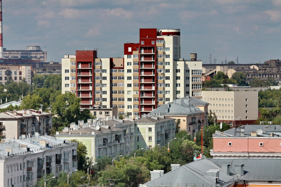 Виды Барнаула с высоты 55-метровой пожарной вышки.