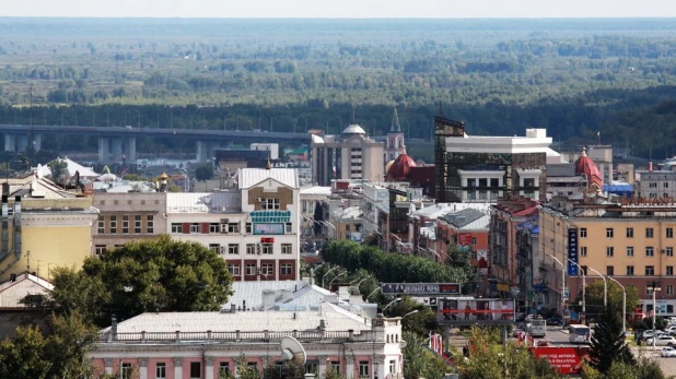 Виды Барнаула с высоты 55-метровой пожарной вышки.