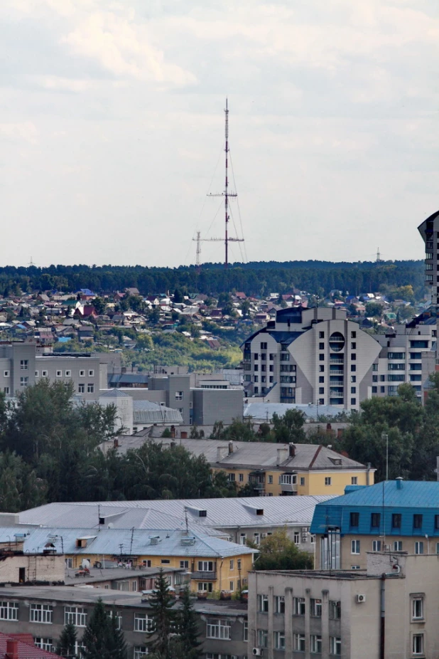 Виды Барнаула с высоты 55-метровой пожарной вышки.